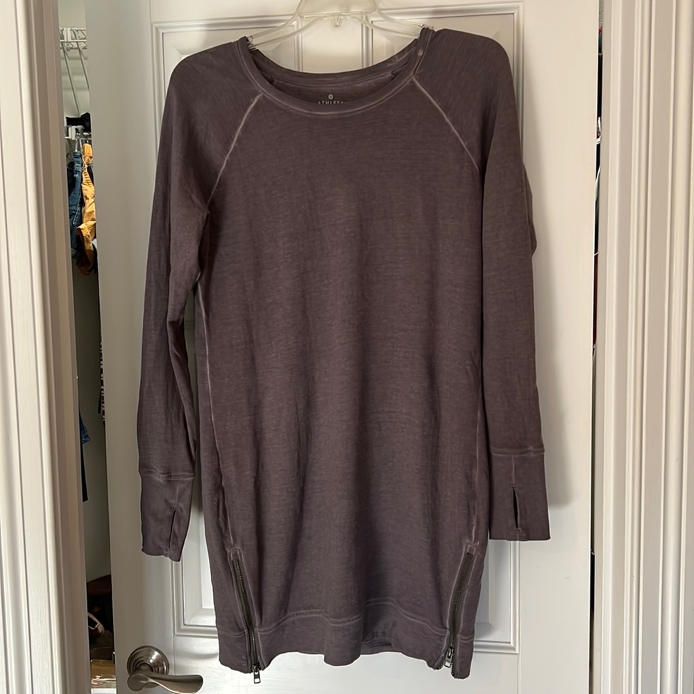 Gray Athleta sweater dress